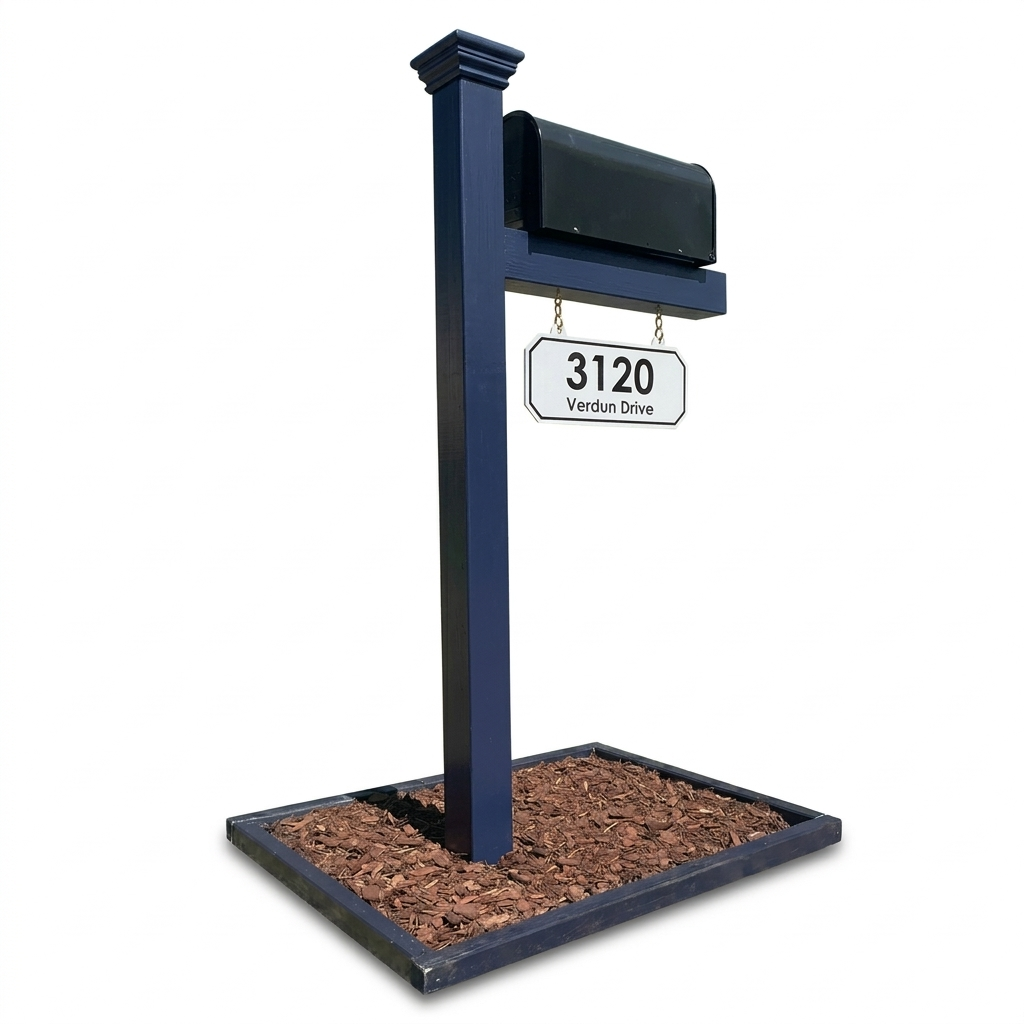 L-Style Mailbox Post